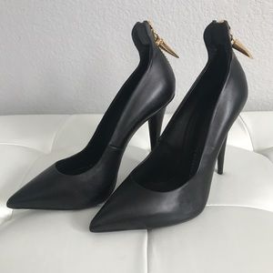 Giuseppe Zanotti Shark Tooth Zipper Pumps 39.5